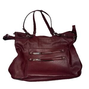 Large Jessica Simpson Handbag Purse - 16” X 11” Maroon